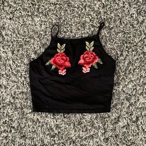 Black detailed tank